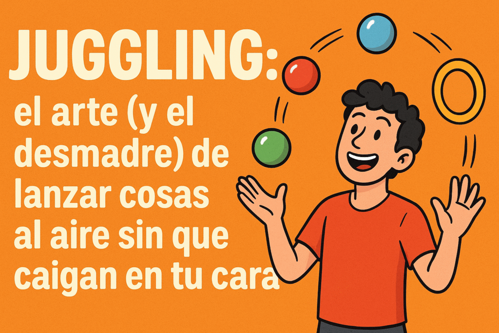 Juggling: el arte (y el desmadre) de lanzar cosas al aire sin que caigan en tu cara
